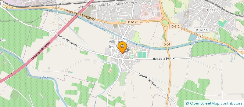 localisation de l'entreprise AIARPOP à VILLENEUVE-LES-BEZIERS