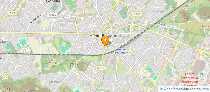 localisation de l'entreprise AIB CONSULT  HENIN-BEAUMONT