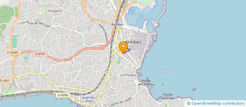 localisation de l'entreprise AIBC  ANTIBES