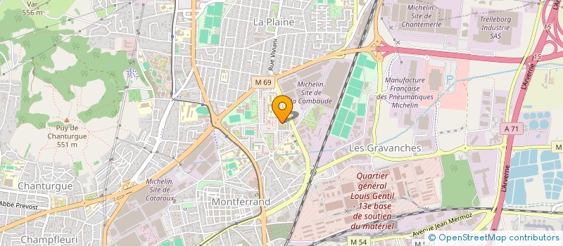 localisation de l'entreprise AIBM  CLERMONT-FERRAND