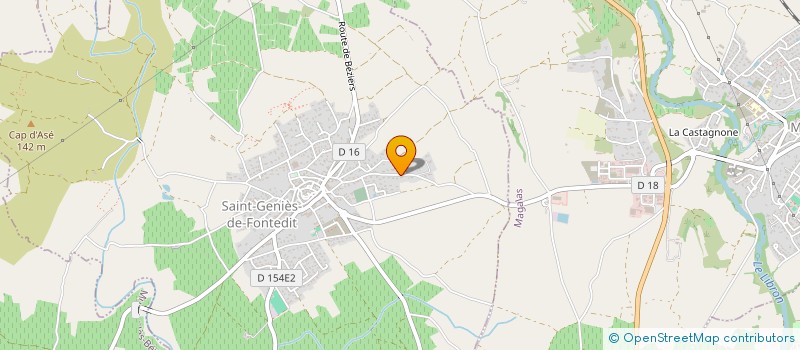 localisation de l'entreprise AIC (AUDITS TECHNIQUES INGENIERIE CONSEILS)  SAINT-GENIES-DE-FONTEDIT