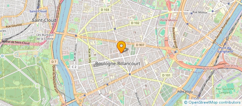 localisation de l'entreprise AIC ELITE LA VILLE DU BOIS à BOULOGNE-BILLANCOURT