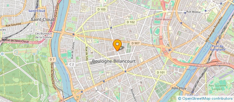 localisation de l'entreprise AIC LE PATIO à BOULOGNE-BILLANCOURT
