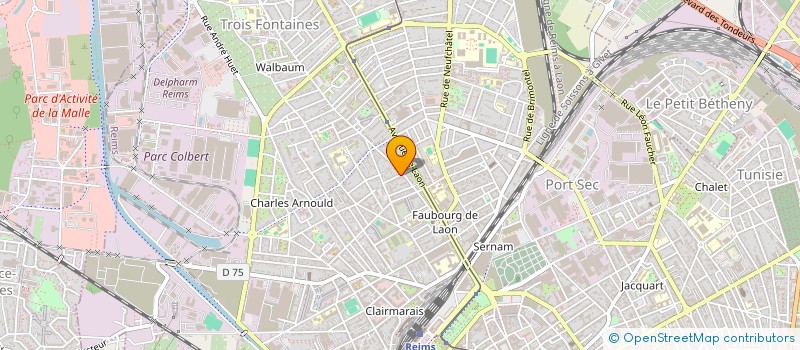 localisation de l'entreprise AICA  REIMS