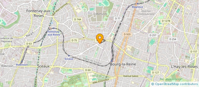 localisation de l'entreprise AICACTUS à SCEAUX
