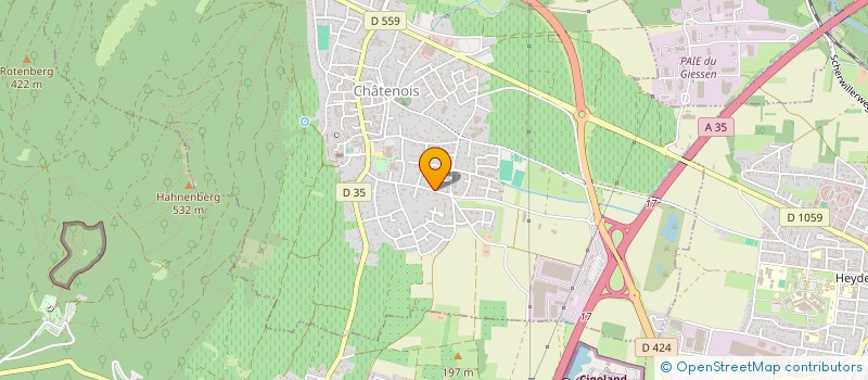 localisation de l'entreprise AICAN  CHATENOIS