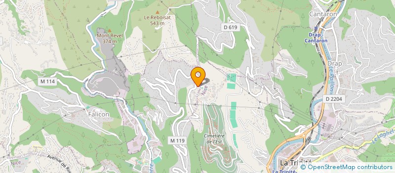 localisation de l'entreprise AICARDI AZUR  SAINT-ANDRE-DE-LA-ROCHE