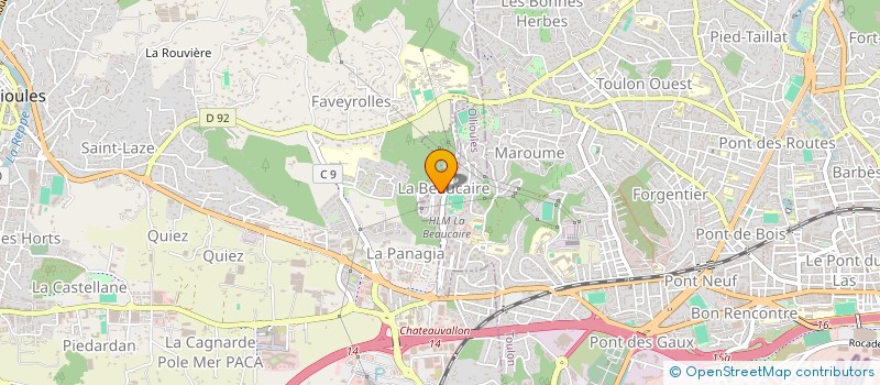 localisation de l'entreprise AICHIRLOC  TOULON