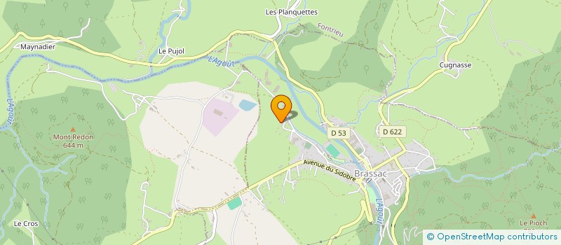 localisation de l'entreprise AICI à BRASSAC