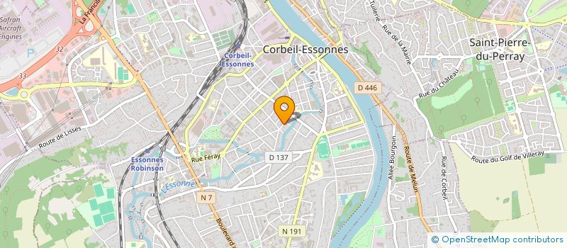 localisation de l'entreprise AICI PIECES MECANIQUE à CORBEIL-ESSONNES