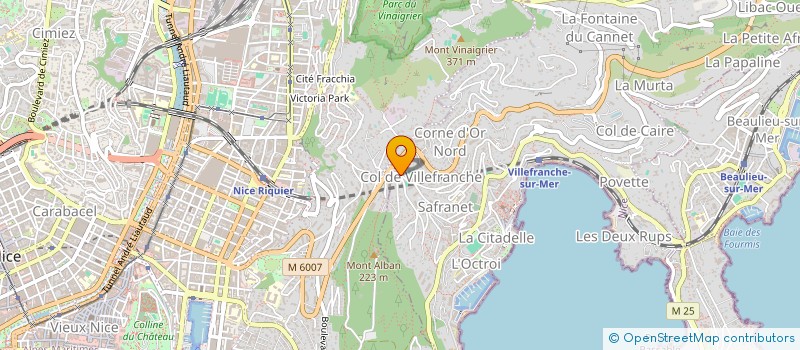 localisation de l'entreprise AICILA  VILLEFRANCHE SUR MER