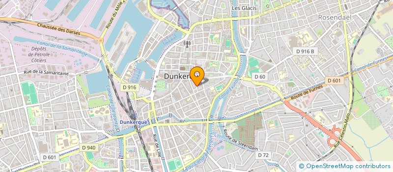 localisation de l'entreprise AICO(AMENAGEMENTS INTERIEURS COTE D'OPALE) à DUNKERQUE