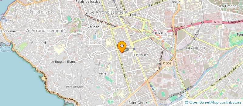localisation de l'entreprise AICSEASS INGENIEUR CONSEIL SE à MARSEILLE