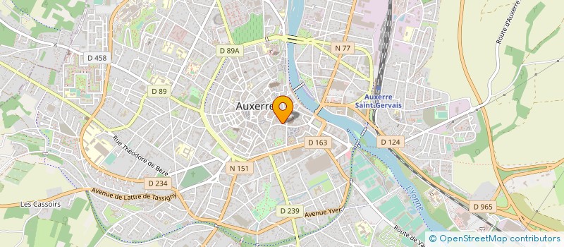 localisation de l'entreprise AID à AUXERRE