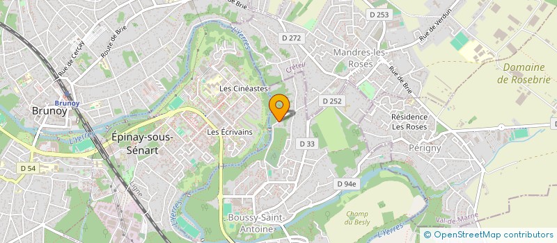 localisation de l'entreprise AID'ADMIN  BOUSSY-SAINT-ANTOINE