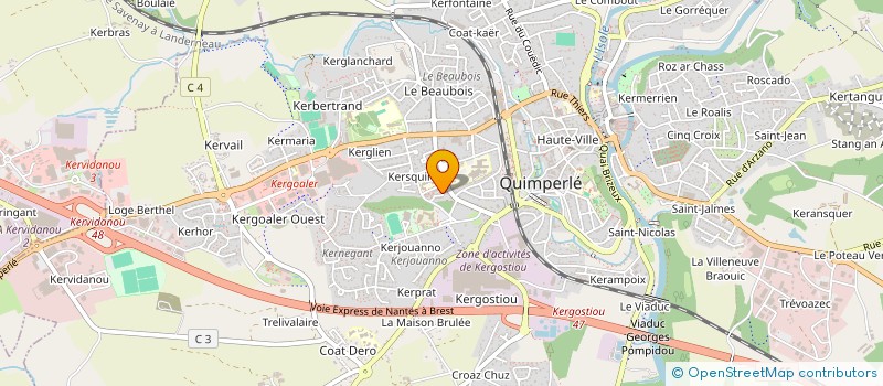 localisation de l'entreprise AID'AGO SMINA à QUIMPERLE