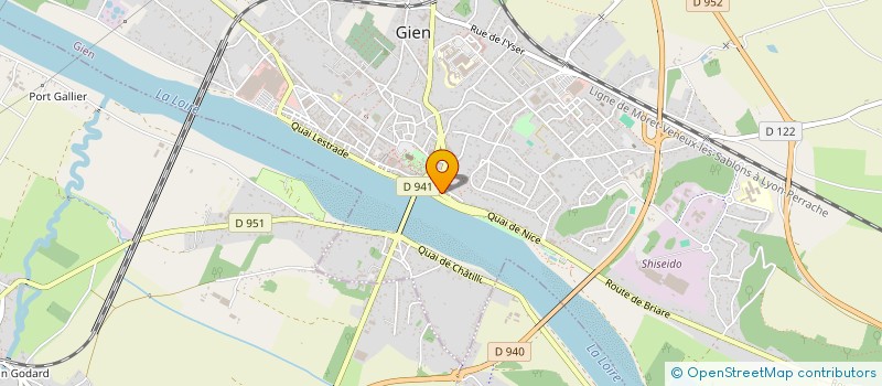 localisation de l'entreprise AID ASSURANCE à GIEN