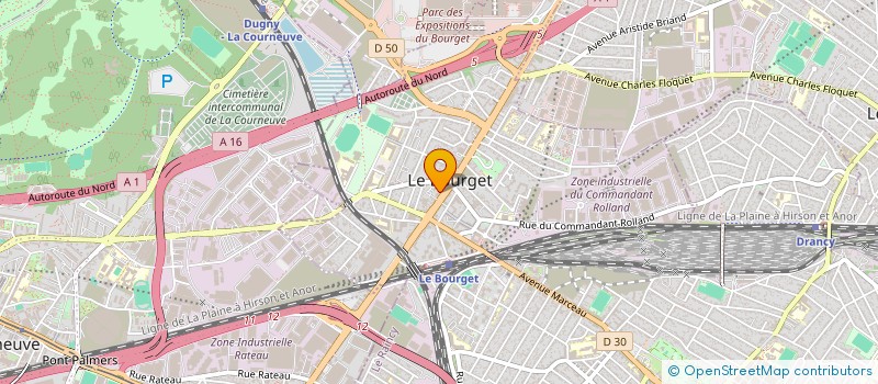 localisation de l'entreprise AID AUX DEVOIRS à LE BOURGET