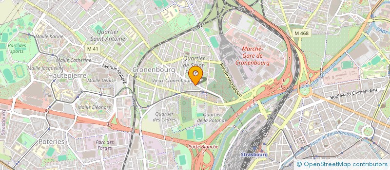 localisation de l'entreprise AID'AUX FORMATION  STRASBOURG