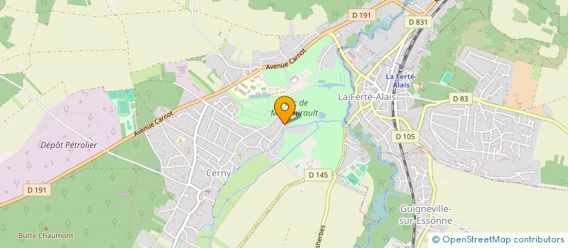 localisation de l'entreprise AID & CO GROUPE  CERNY