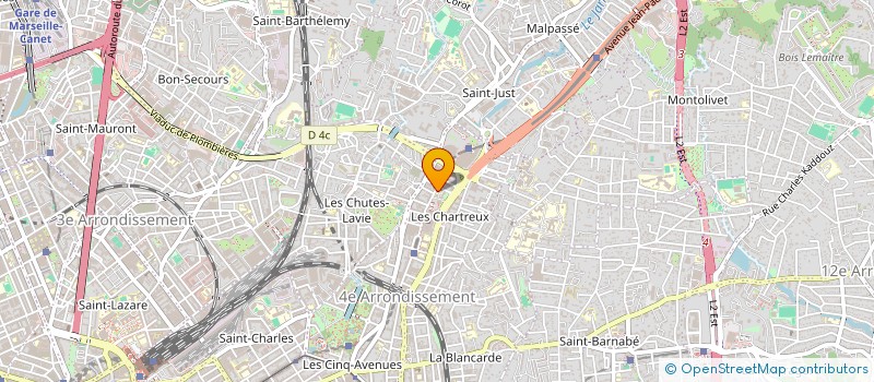 localisation de l'entreprise AID-EN 13 SERVICES à MARSEILLE