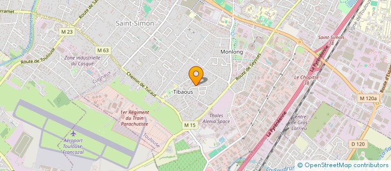 localisation de l'entreprise AID FORCE ONE  TOULOUSE