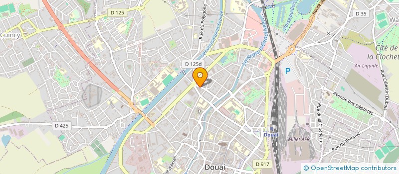 localisation de l'entreprise AID'HA à DOUAI