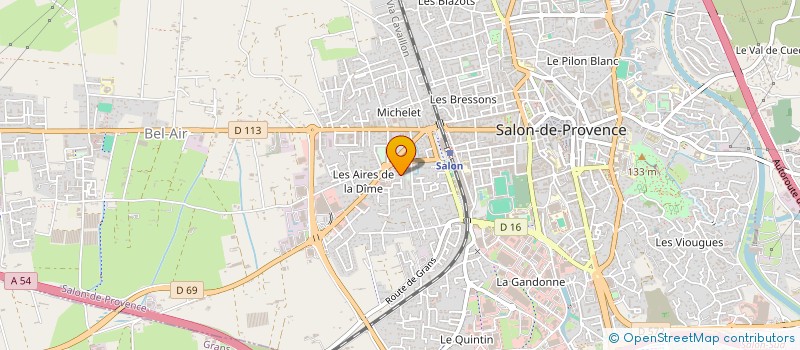 localisation de l'entreprise AID'O VOYAGES à SALON-DE-PROVENCE