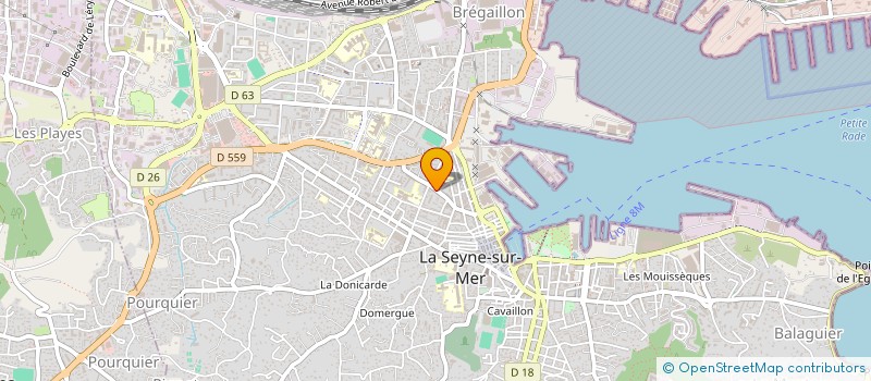 localisation de l'entreprise AID' POUR TOUS à LA SEYNE-SUR-MER