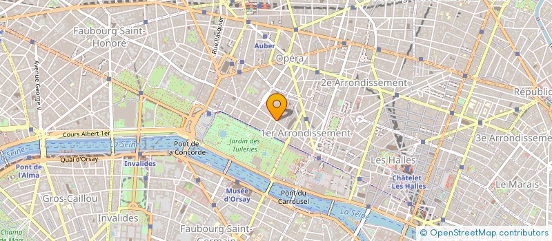 localisation de l'entreprise AID ST HONORE à PARIS