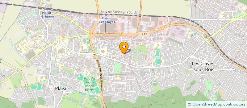 localisation de l'entreprise AID'UP  PLAISIR