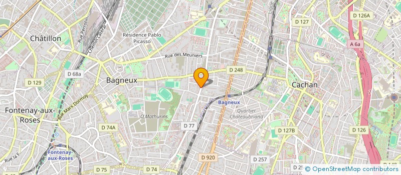 localisation de l'entreprise AIDA à BAGNEUX