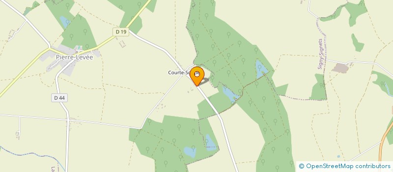 localisation de l'entreprise AIDA  PIERRE-LEVEE