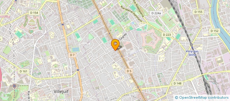 localisation de l'entreprise AIDA à VITRY-SUR-SEINE