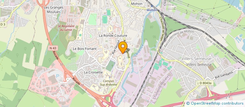 localisation de l'entreprise AIDA  CHARLEVILLE-MEZIERES