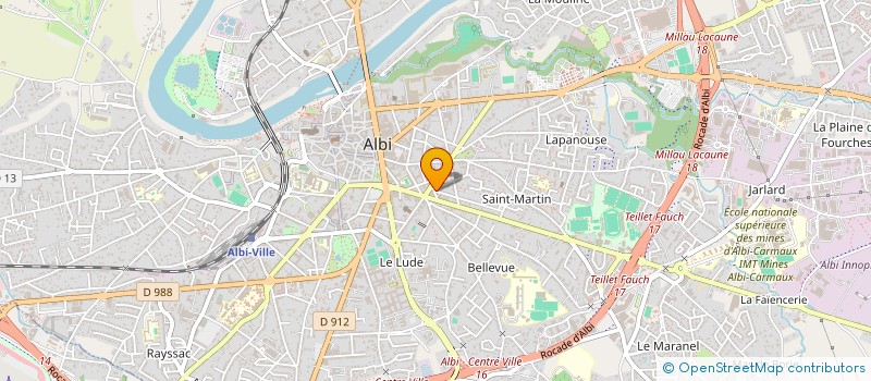 localisation de l'entreprise AIDADOM à ALBI