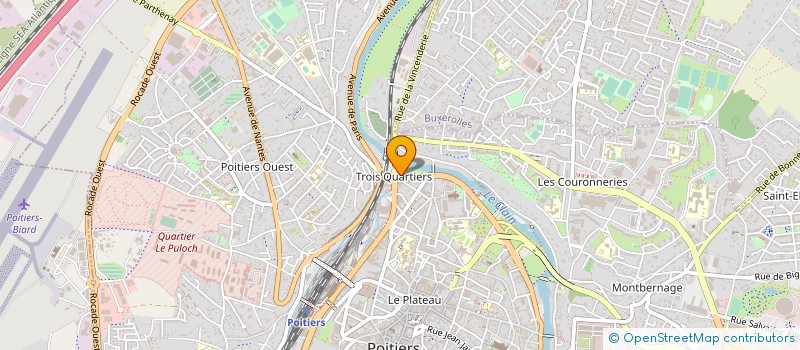 localisation de l'entreprise AIDADOMICILE 86  POITIERS