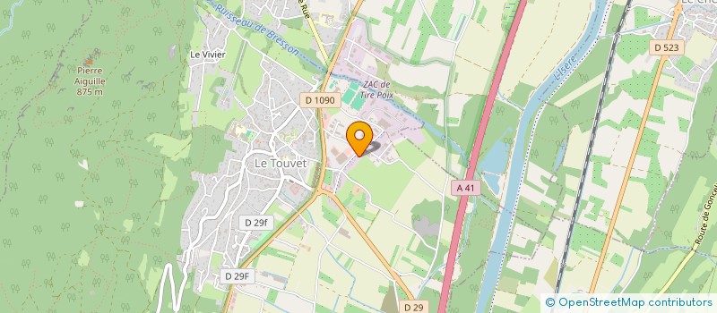 localisation de l'entreprise AIDAE DESIGN  TENCIN