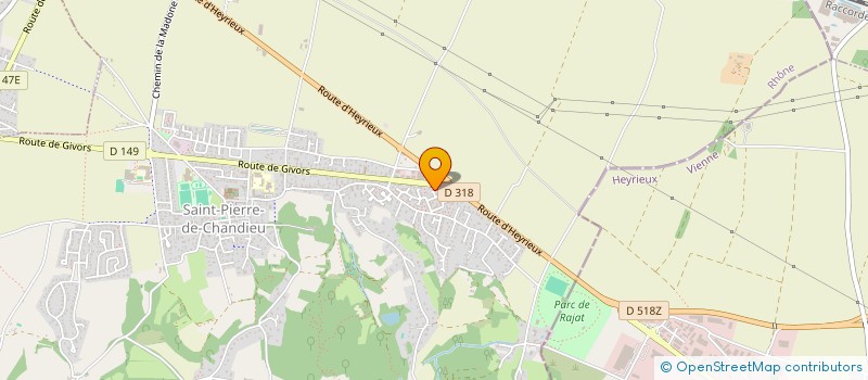 localisation de l'entreprise AIDAN - BAB EL DJENA  SAINT-PIERRE-DE-CHANDIEU