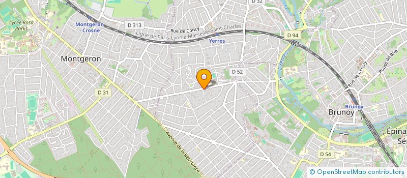 localisation de l'entreprise AIDAN FORM  YERRES