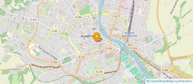 localisation de l'entreprise AIDANCE à AUXERRE