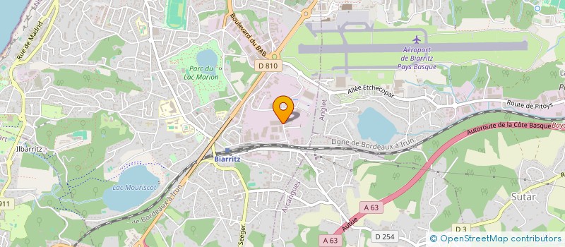 localisation de l'entreprise AIDCOOK à BIARRITZ