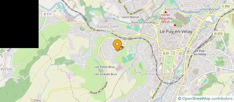 localisation de l'entreprise AIDE 43 à ESPALY-SAINT-MARCEL