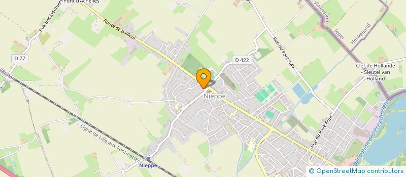 localisation de l'entreprise AIDE A DOMICILE à NIEPPE