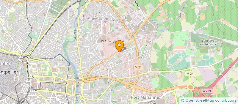 localisation de l'entreprise AIDE A DOMICILE E MILIEU RURAL à MONTPELLIER