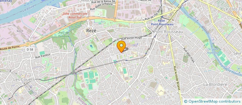 localisation de l'entreprise AIDE A DOMICILE EMPLOIS FAMILIAUX à REZE