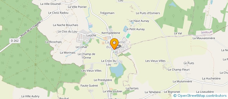 localisation de l'entreprise AIDE A DOMICILE EN MILIEU RURAL à MONTAUBAN-DE-BRETAGNE