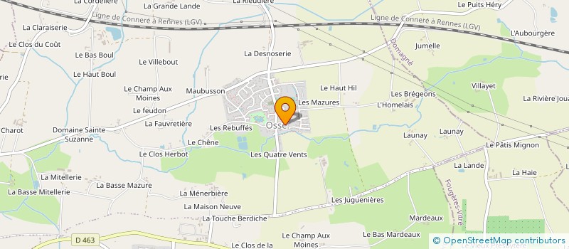 localisation de l'entreprise AIDE A DOMICILE EN MILIEU RURAL à CHATEAUGIRON