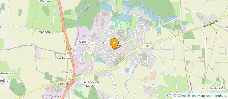 localisation de l'entreprise AIDE A DOMICILE EN MILIEU RURAL à TRESBOEUF