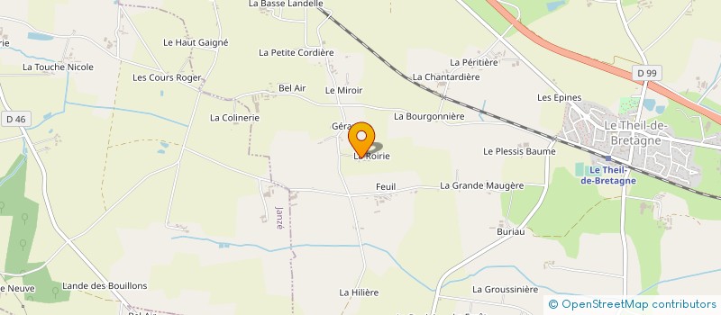 localisation de l'entreprise AIDE A DOMICILE EN MILIEU RURAL  MARCILLE-ROBERT